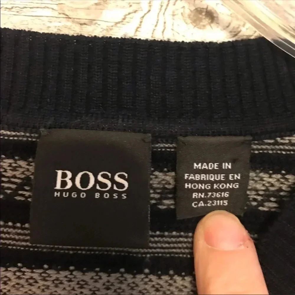 Hugo Boss Benja Virgin Wool Blend Sweater